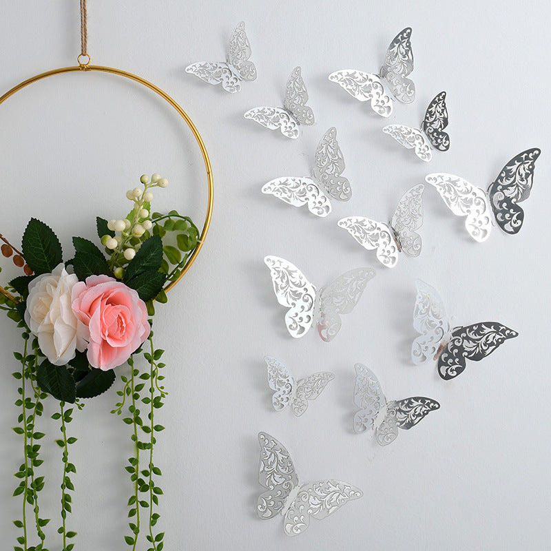 3d Three-dimensional Butterfly Wall Sticker Wall Decoration Sticker