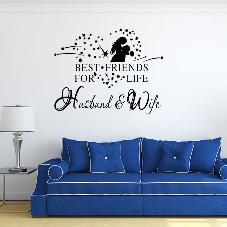 English Proverbs Wall Sticker Valentine's Word Sticker