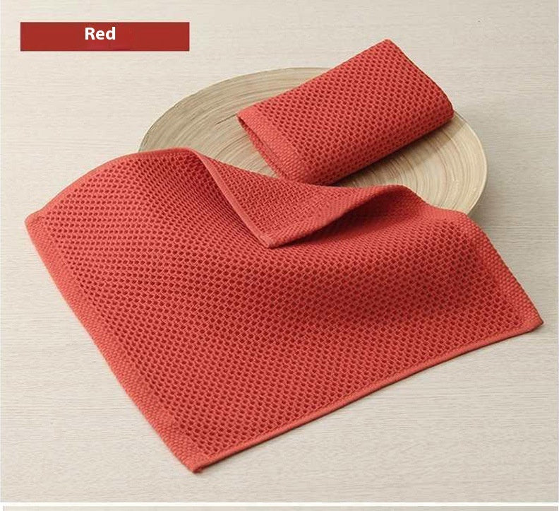 Honeycomb Pure Cotton Face Washing Absorbent Towel