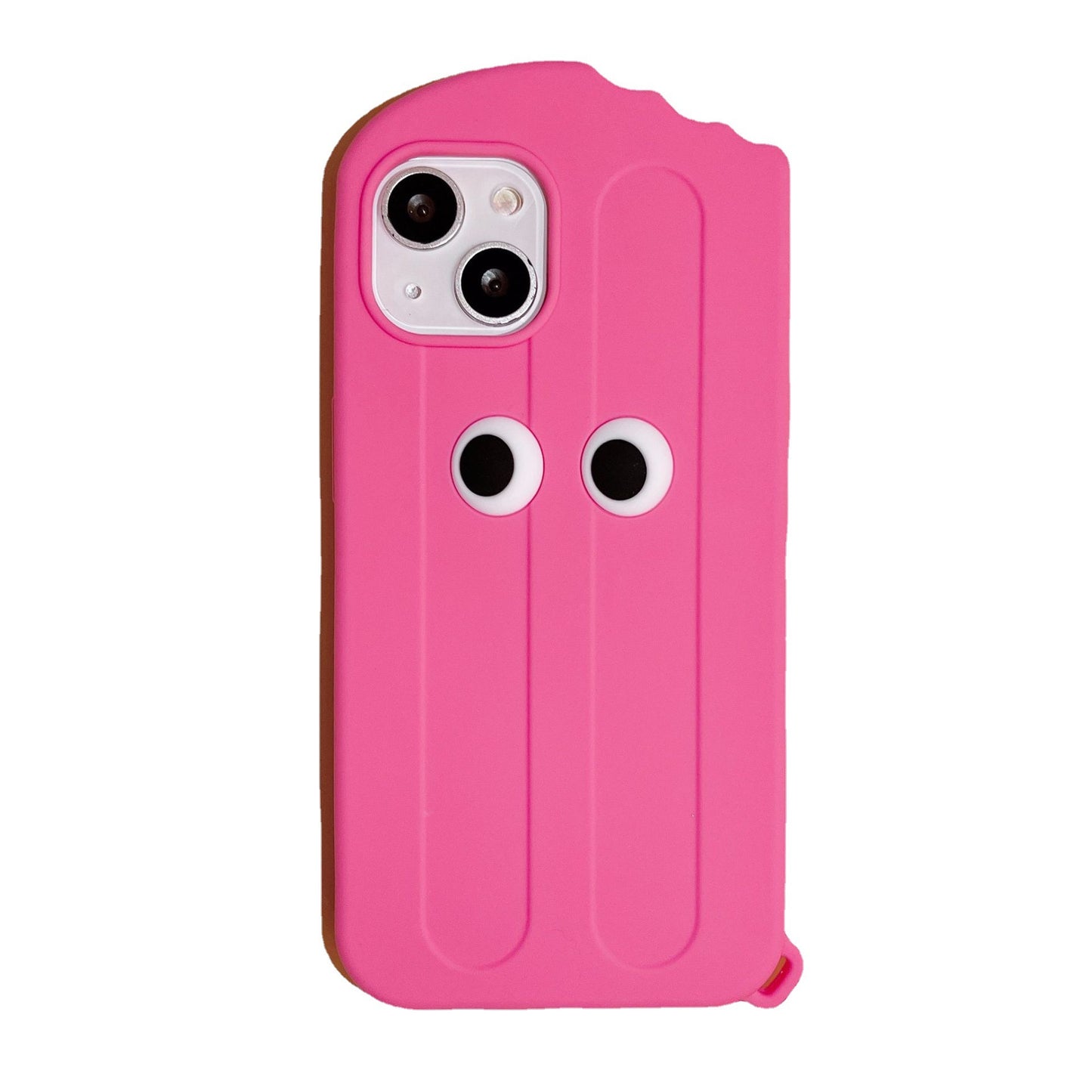 Cute Ice Cream Eyes Silicone Phone Case