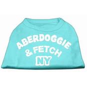 Aberdoggie NY Screenprint Shirts Aqua Lg