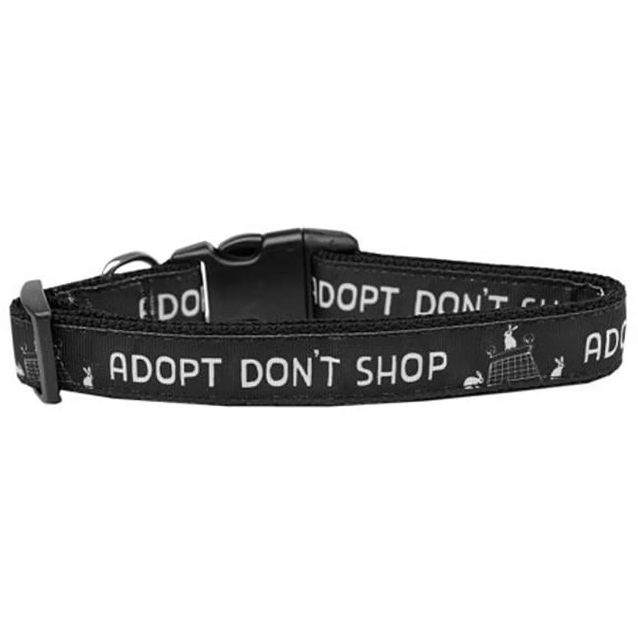 Adopt Don't Shop Nylon Cat Collar