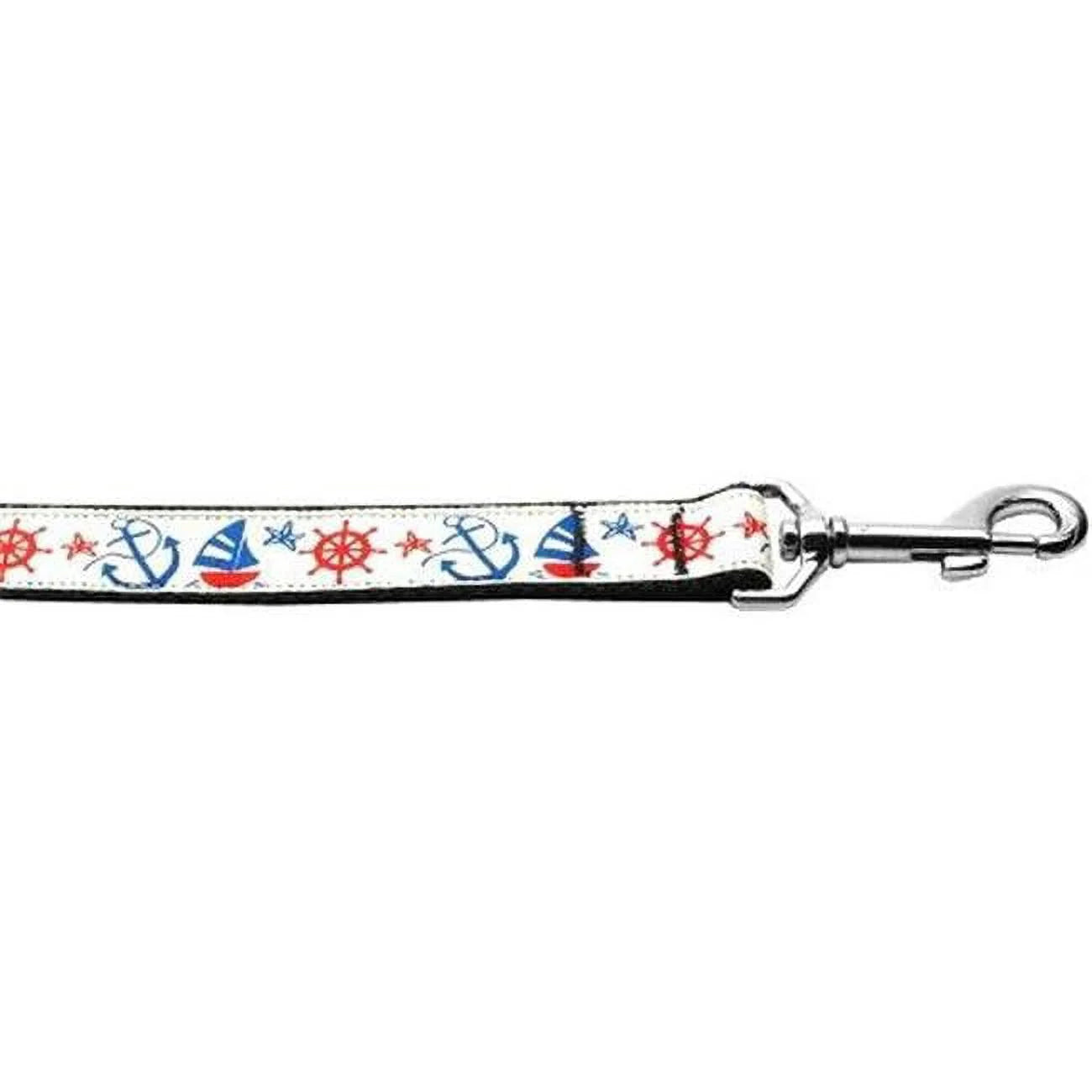 Anchors Away Nylon Ribbon Pet Leash 3/8 inch wide 6Ft Lsh