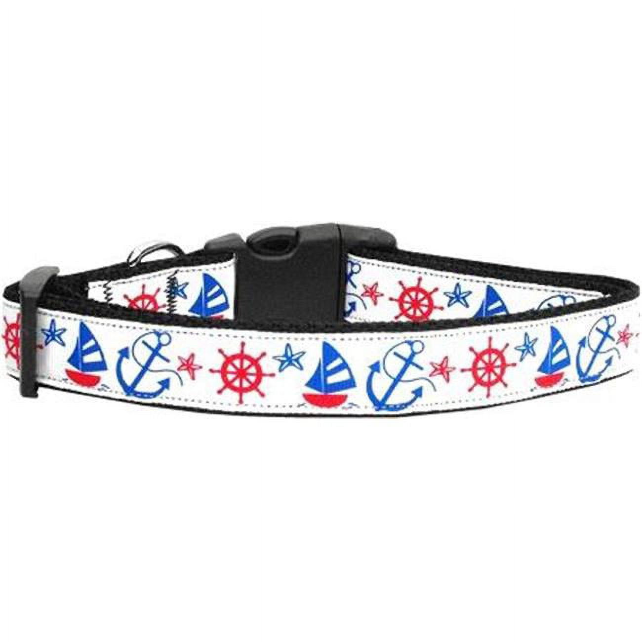 Anchors Away Dog Collar Medium