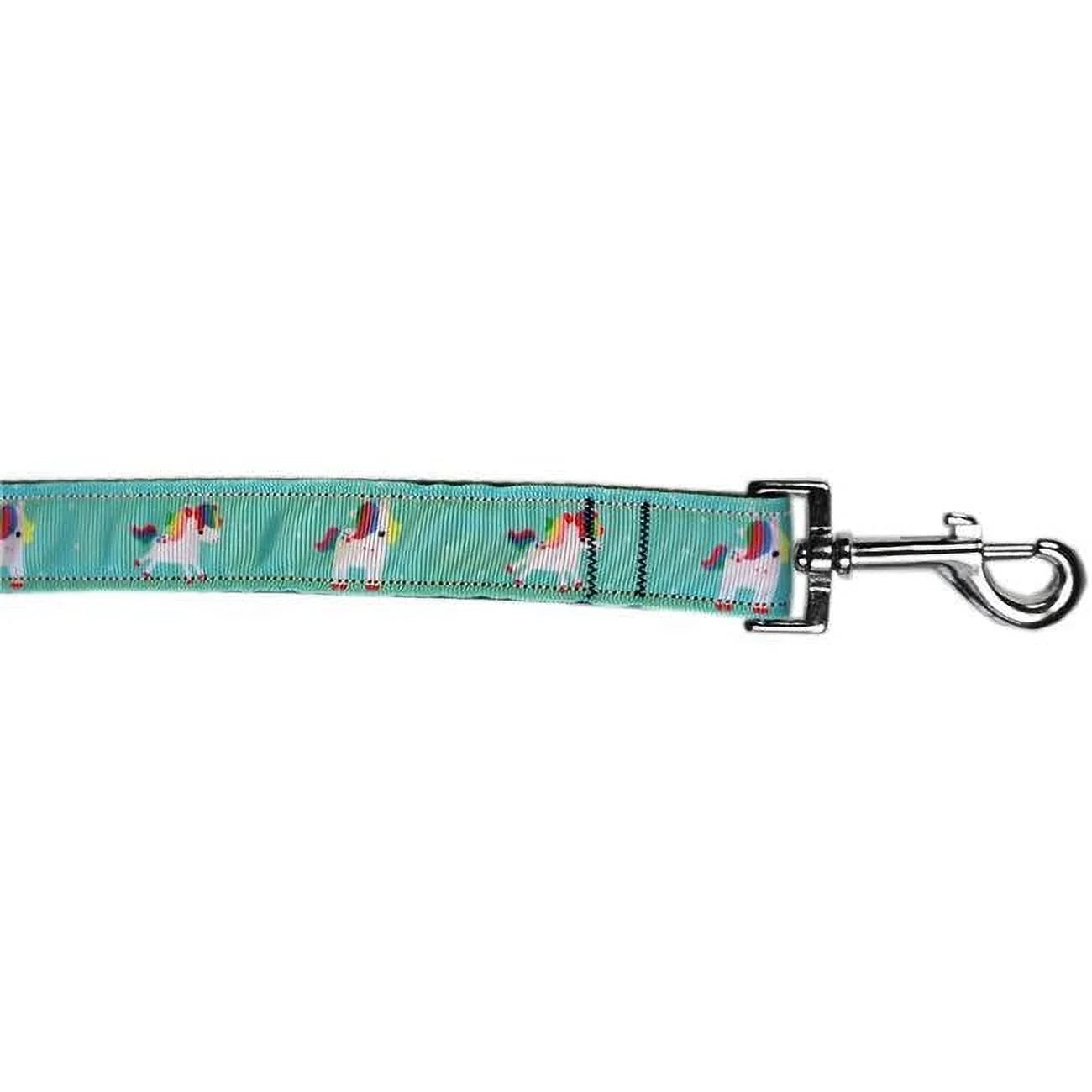 Aqua Unicorns Nylon Pet Leash 3/8in by 4ft