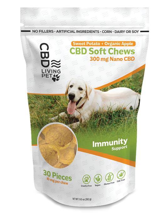 CBD Soft Dog Chews 300 mg (Peanut Butter)