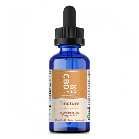 CBD FLAVORED TINCTURE 300MG - Salted Caramel