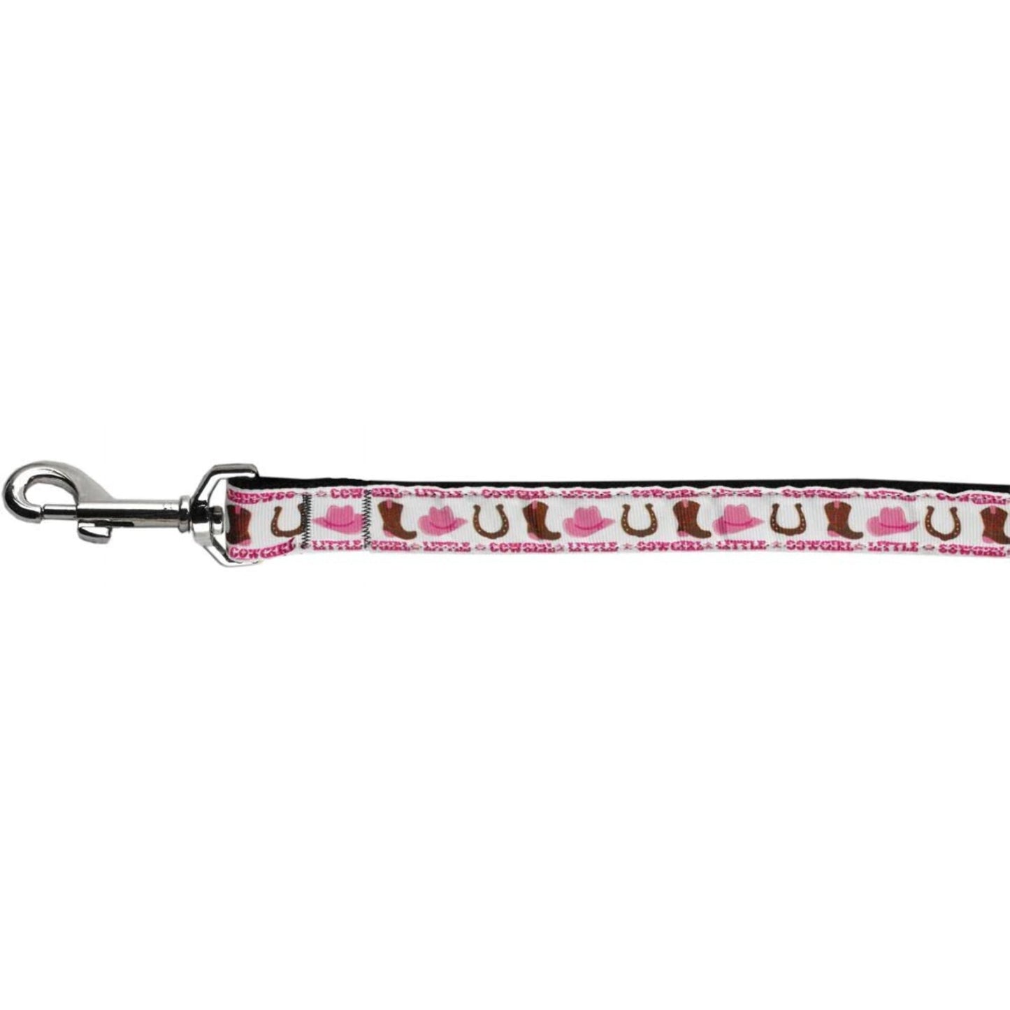 Cowgirl Up Nylon Dog Leash 3/8 inch wide 6ft Long