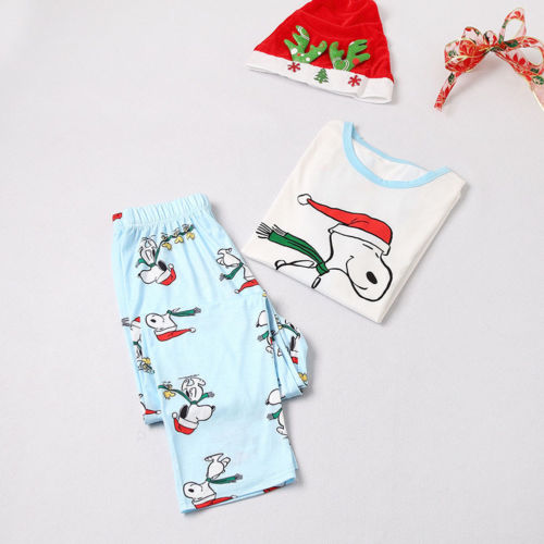 Family Matching Christmas Pajamas Set Women Baby