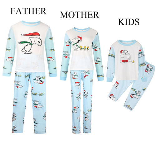 Family Matching Christmas Pajamas Set Women Baby