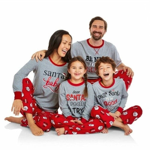 Family Matching Christmas Pajamas Set Xmas Women