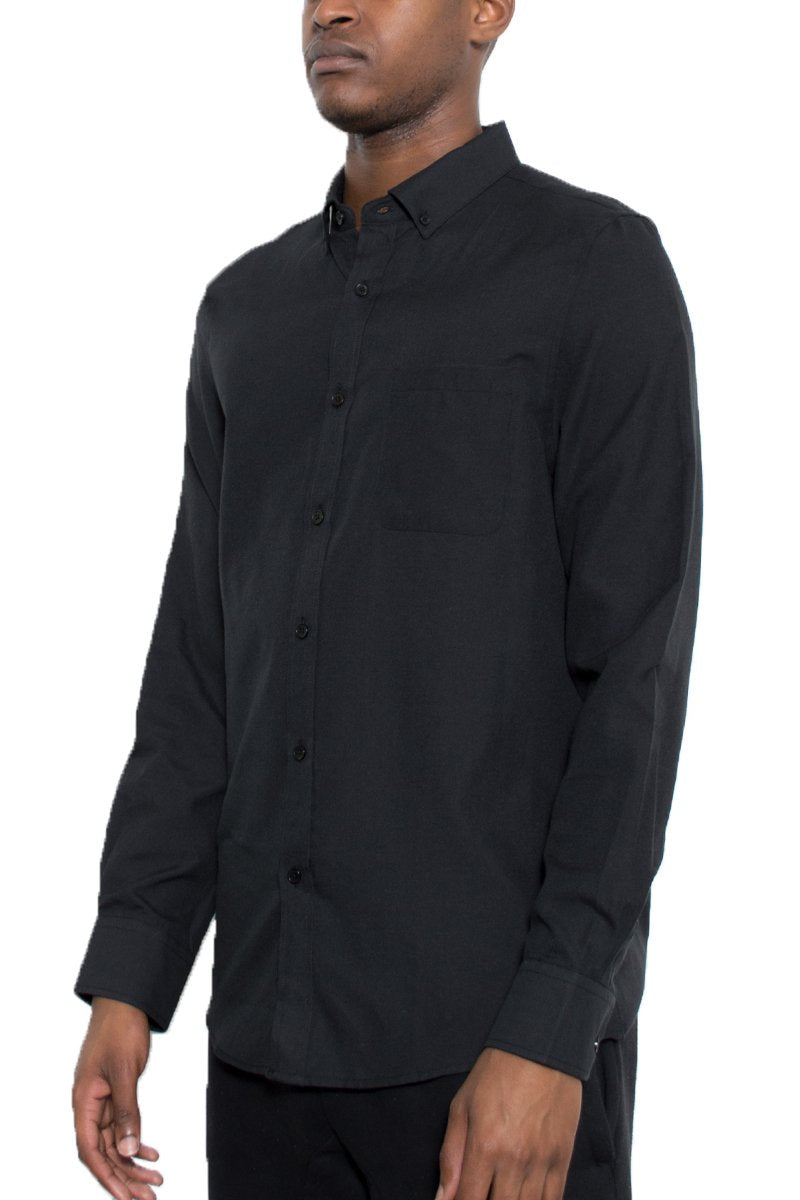 SIGNATURE LONG SLEEVE BUTTON DOWN SHIRT