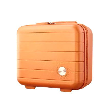 13 Inch PP Hardshell Mini Suitcase Korean Fashion Custom Logo Travel Cosmetic Luggage Lady Style Zipper Closure