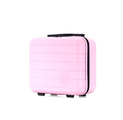 13 Inch PP Hardshell Mini Suitcase Korean Fashion Custom Logo Travel Cosmetic Luggage Lady Style Zipper Closure