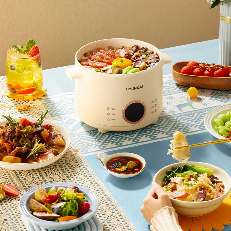 2.0L Rice Cooker Multifunctional Household Porridge Cooking Rice