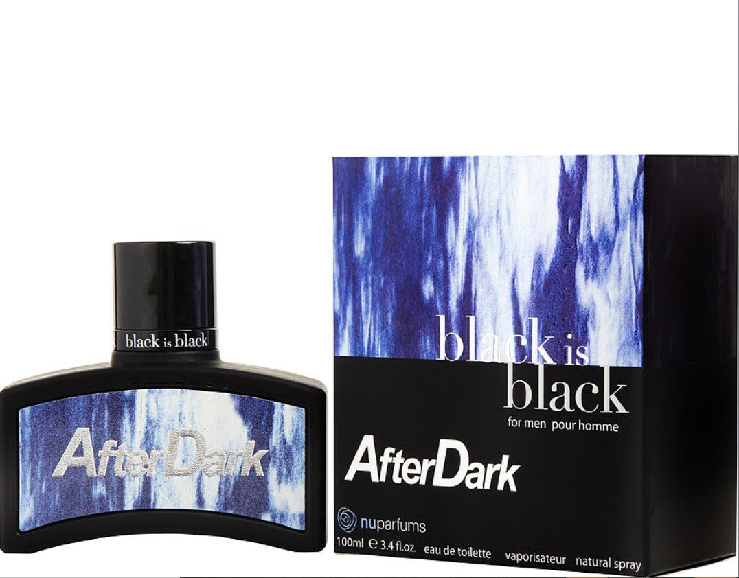 Black Is Black After Dark men Eau De Toilette Spray 3.4 oz by Nuparfums