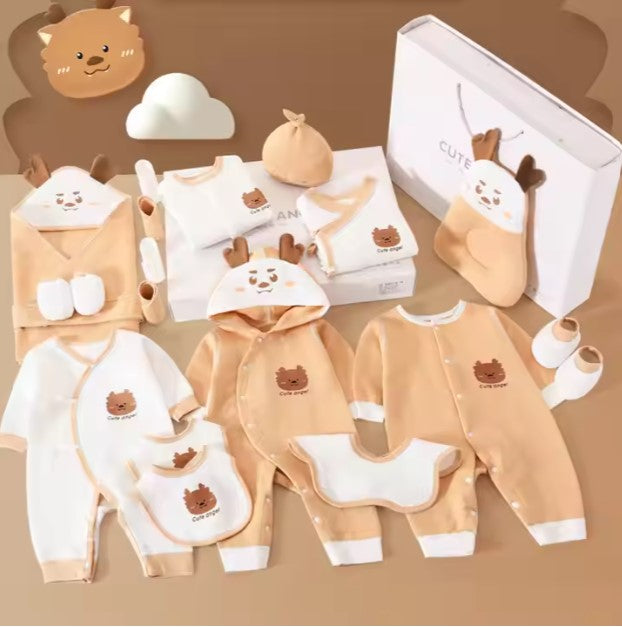 Dragon Winter Newborn Babies Gift Box Pure Cotton Clothing Sets Casual 22pcs 24pcs 26pcs (Copy)