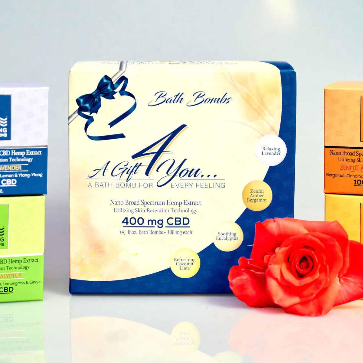 CBD Soaps Gift Set 400 mg - 4 Pack Set