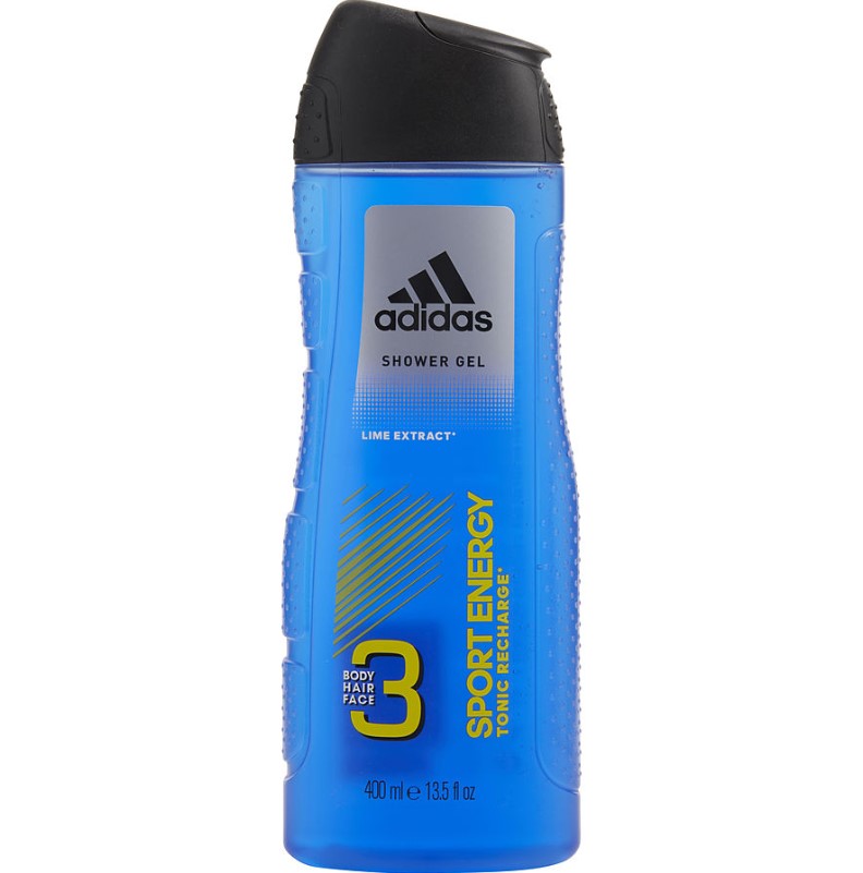 Adidas Sport Energy 3 In 1 Face And Body Shower Gel 13.5 oz by Adidas