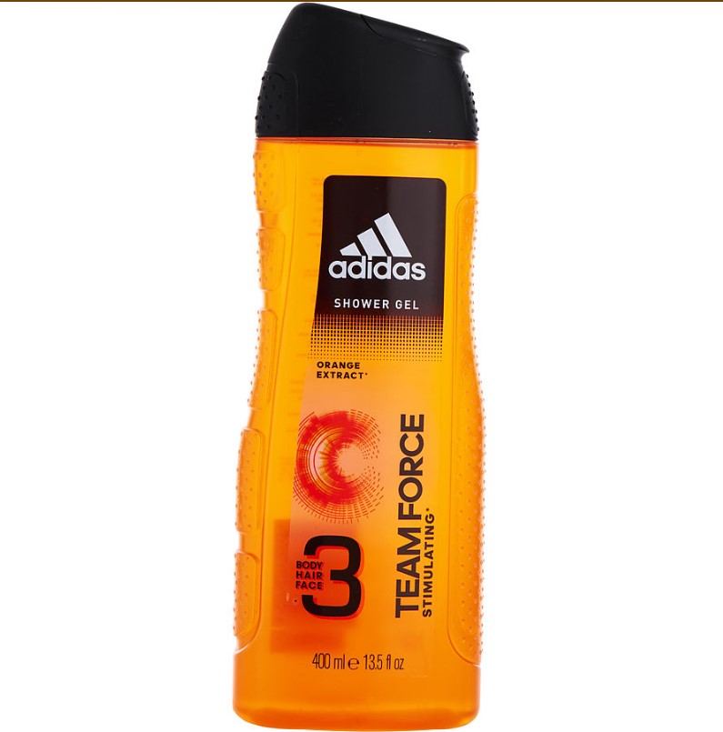 Adidas Team Force 3 In 1 Face And Body Shower Gel 13.5 oz