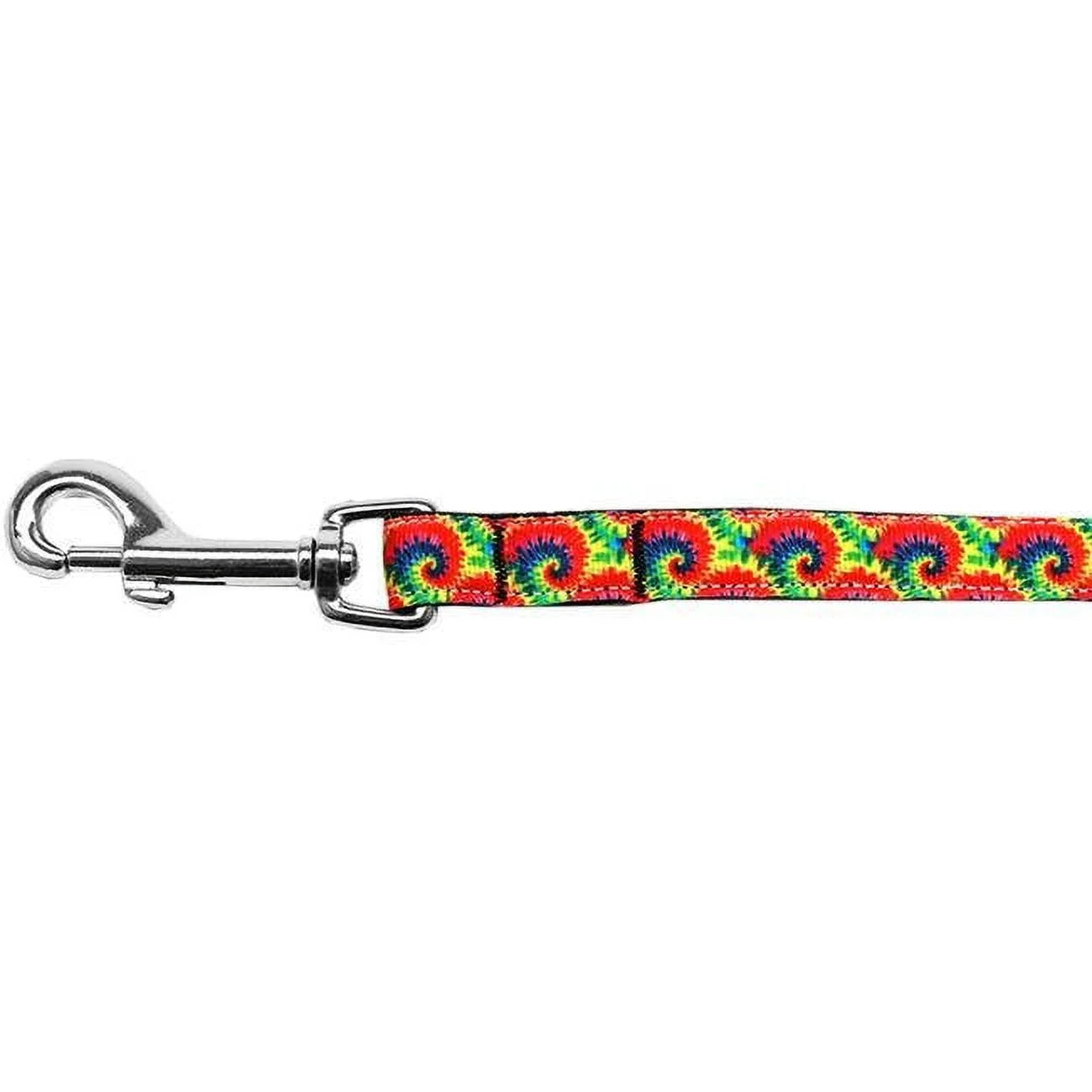 Tie Dye Nylon Ribbon Pet Leash 3/8 inch wide 4Ft Lsh