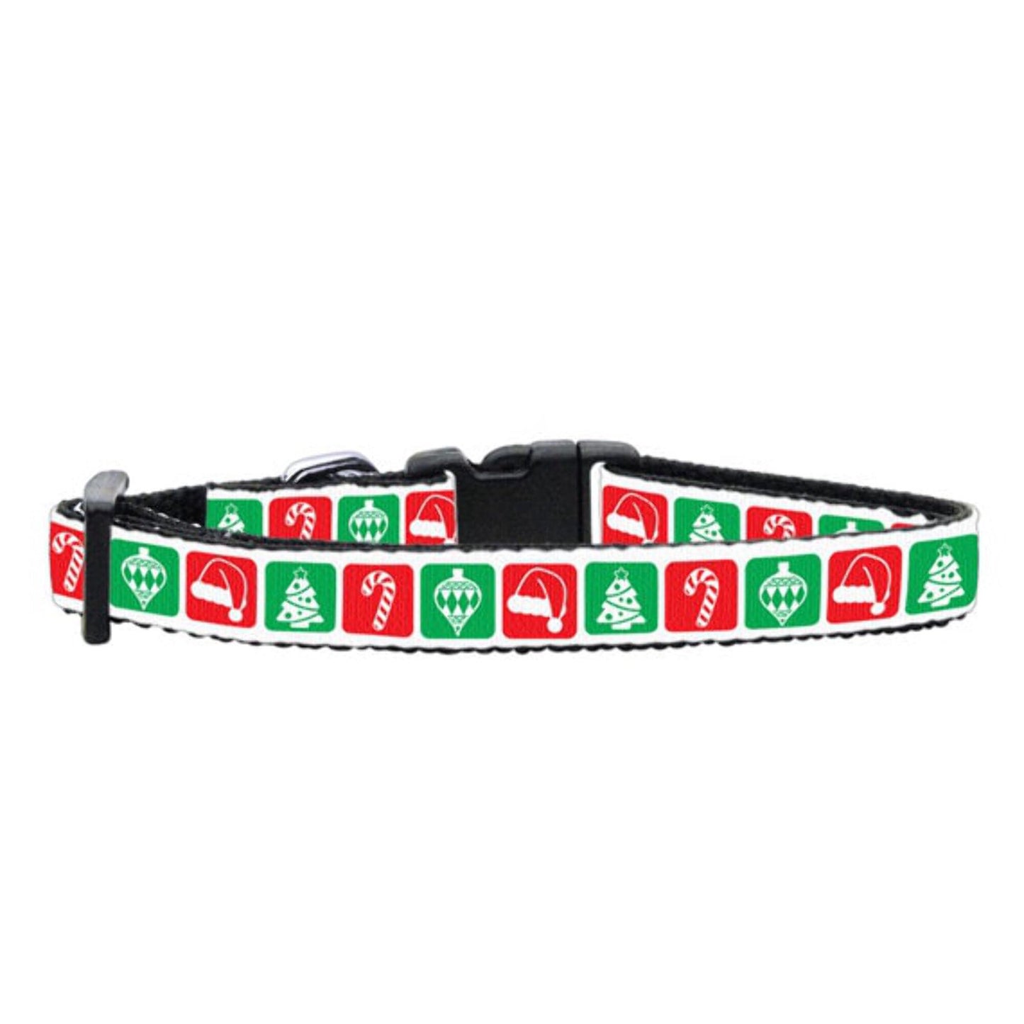 Timeless Christmas Nylon Ribbon Collar Small