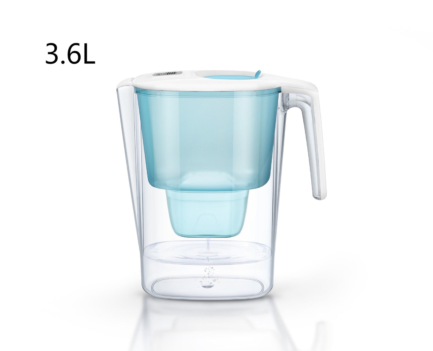 Household 36L Office Tap Water Multiple Filtration Water Pitcher