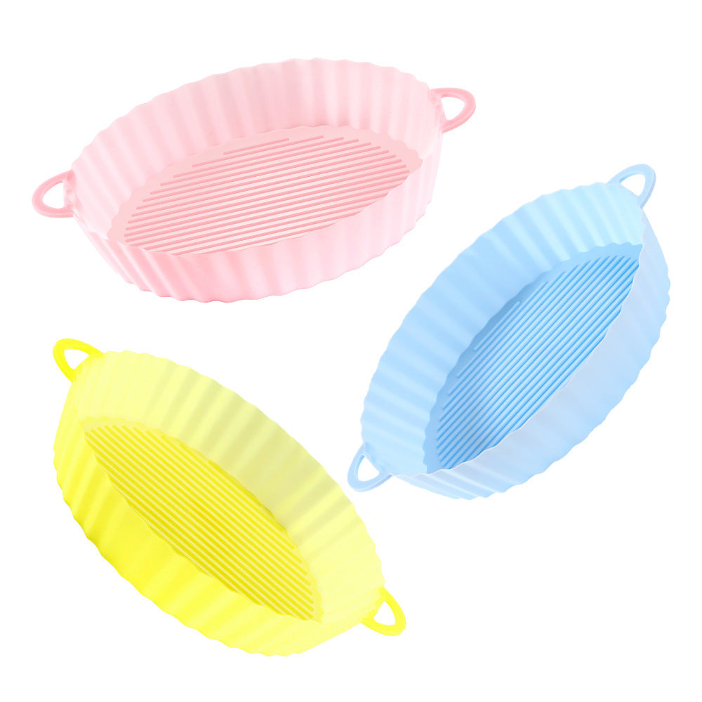 Air Fryer Tray Silicone Kitchen Supplies AirFryer Silicone Pot Grill Pan Accessories Disposable Paper Liner