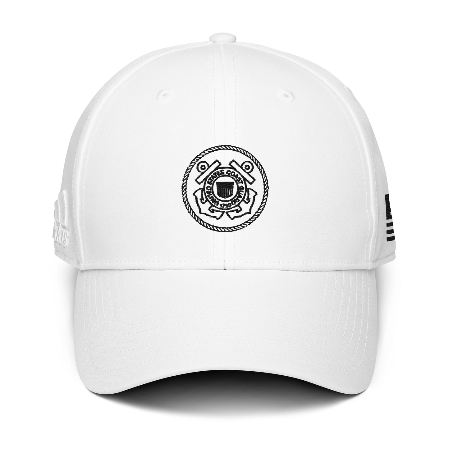 adidas dad hat - U.S. Coast Guard (in Black)