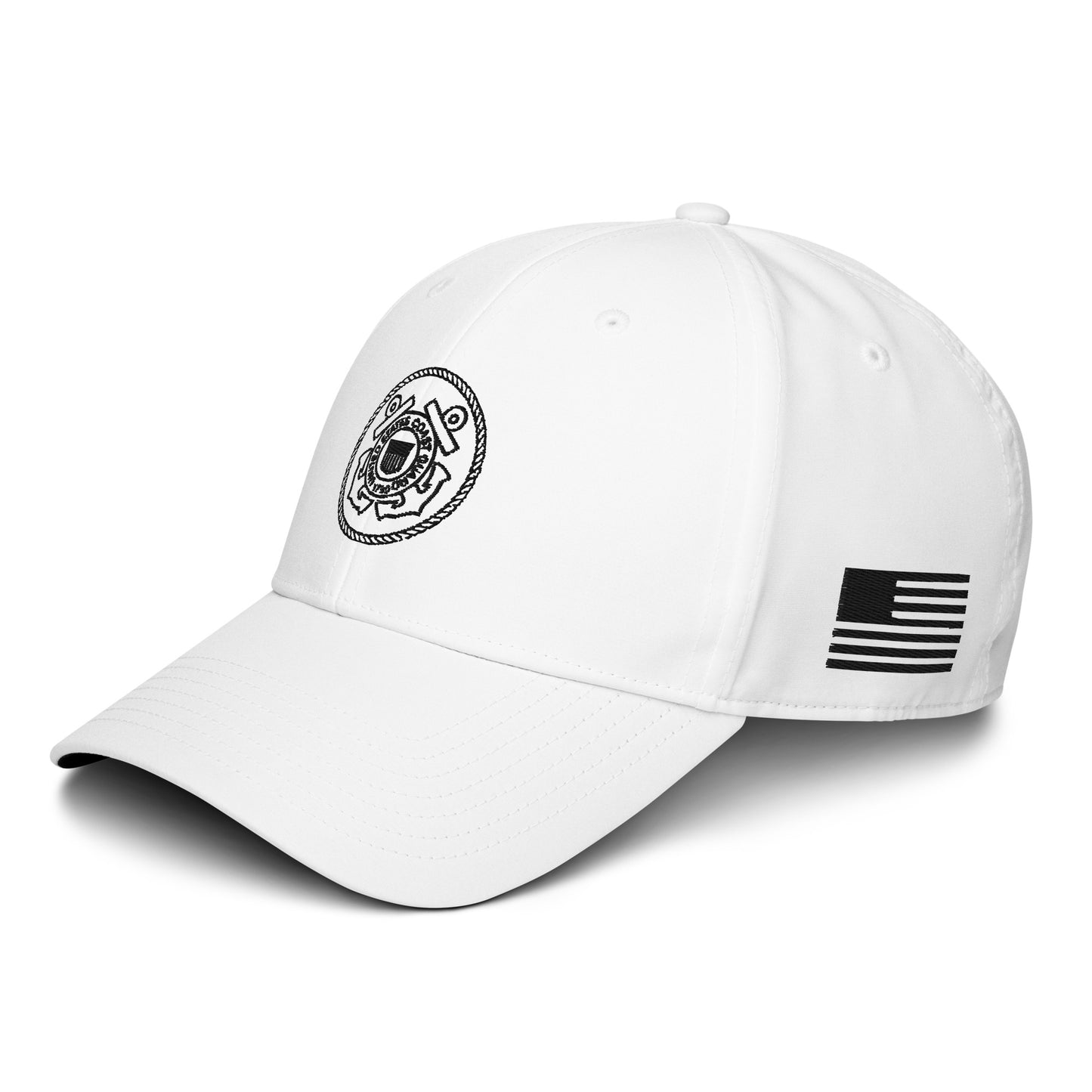 adidas dad hat - U.S. Coast Guard (in Black)