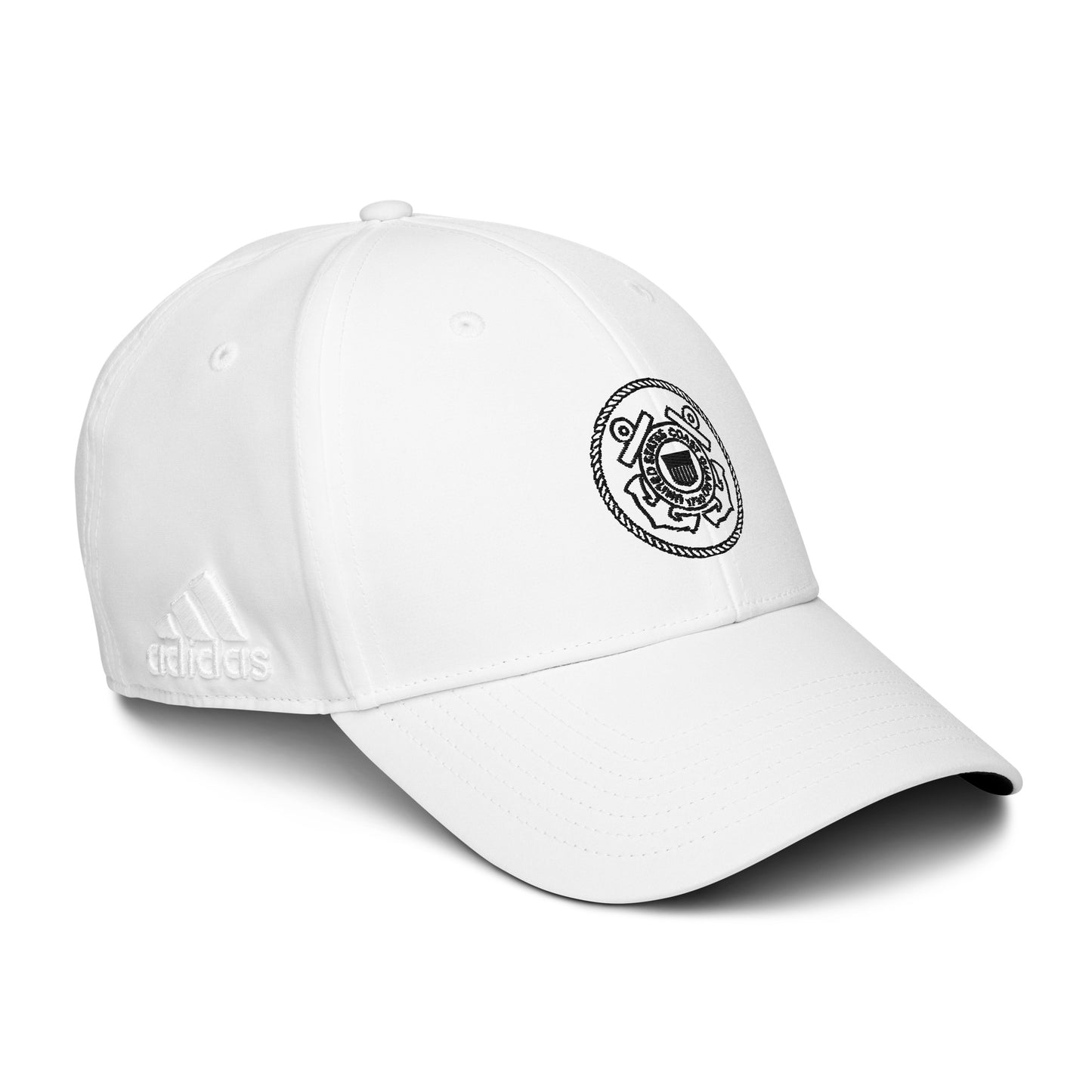 adidas dad hat - U.S. Coast Guard (in Black)