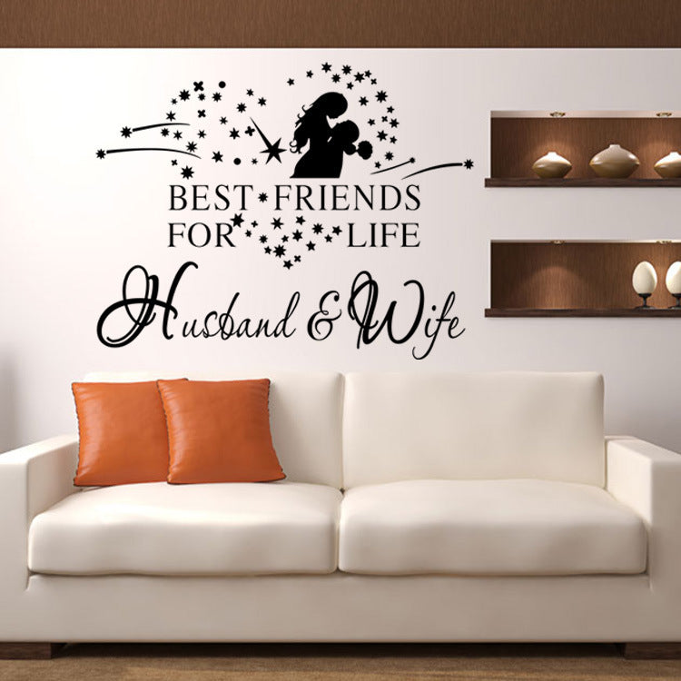 English Proverbs Wall Sticker Valentine's Word Sticker