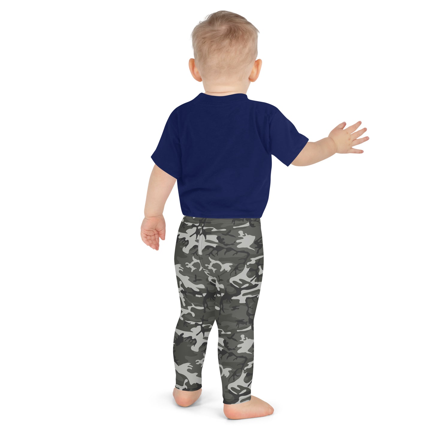 Kid's Leggings - Shades of Green Camouflage