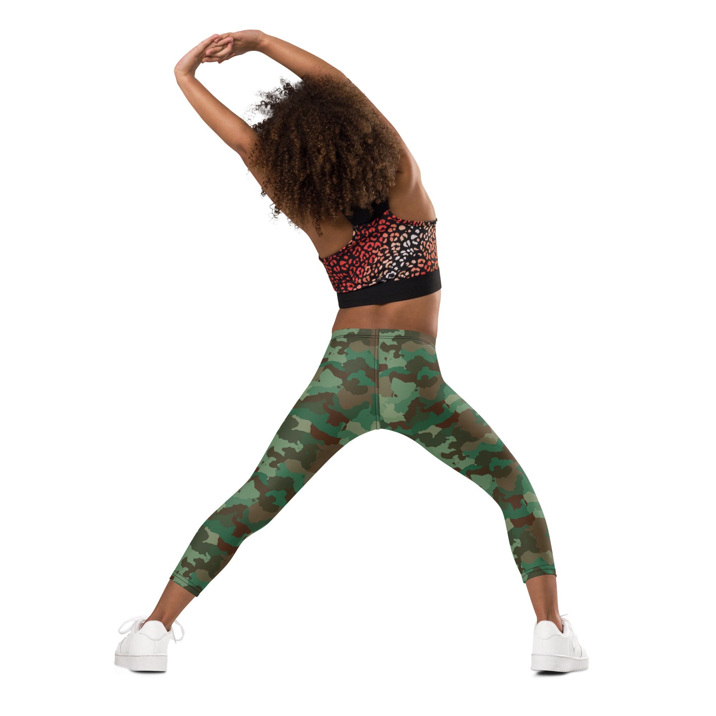 Kid's Leggings - Greens & Browns Camouflage