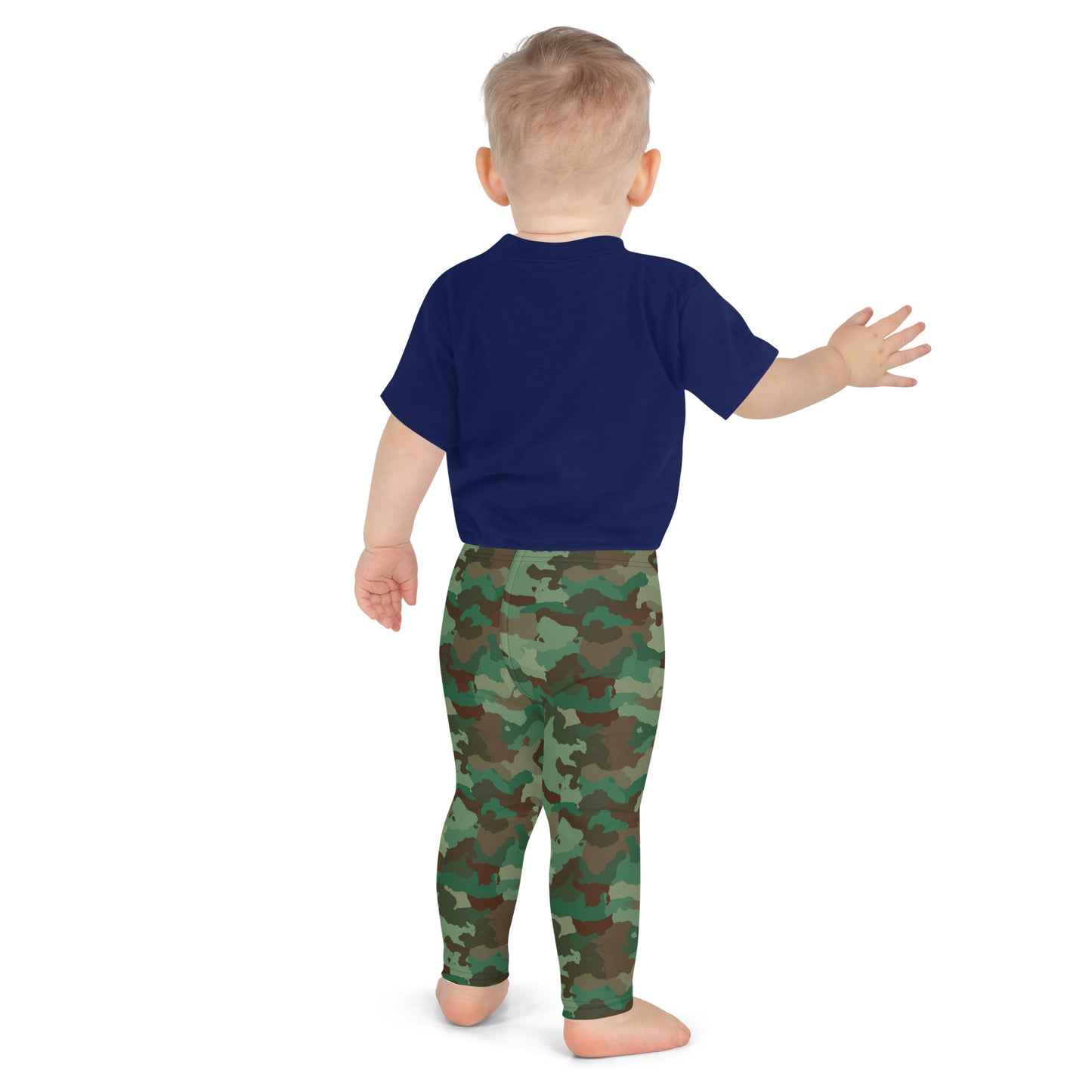 Kid's Leggings - Greens & Browns Camouflage