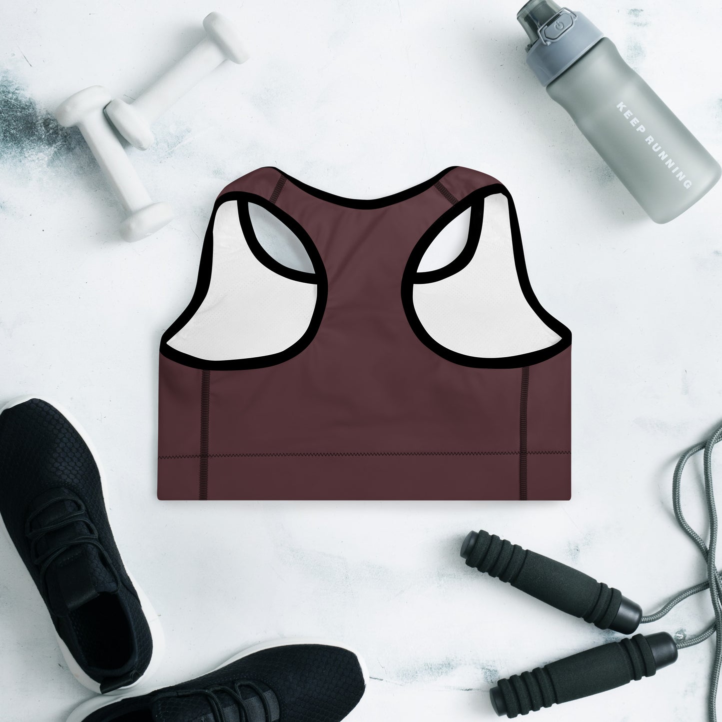 Padded Sports Bra - Cab Sav