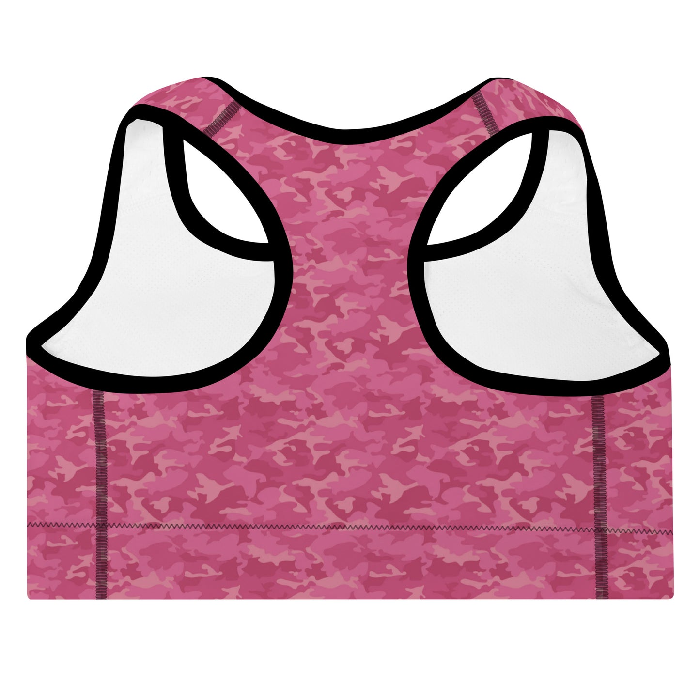 Padded Sports Bra - Pink Pink Camouflage