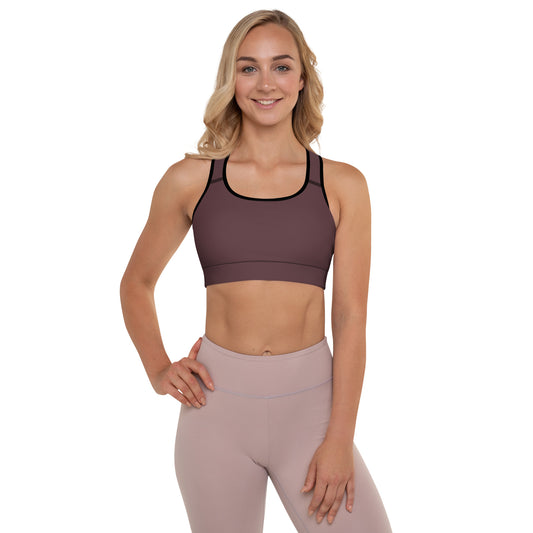 Padded Sports Bra - Cab Sav