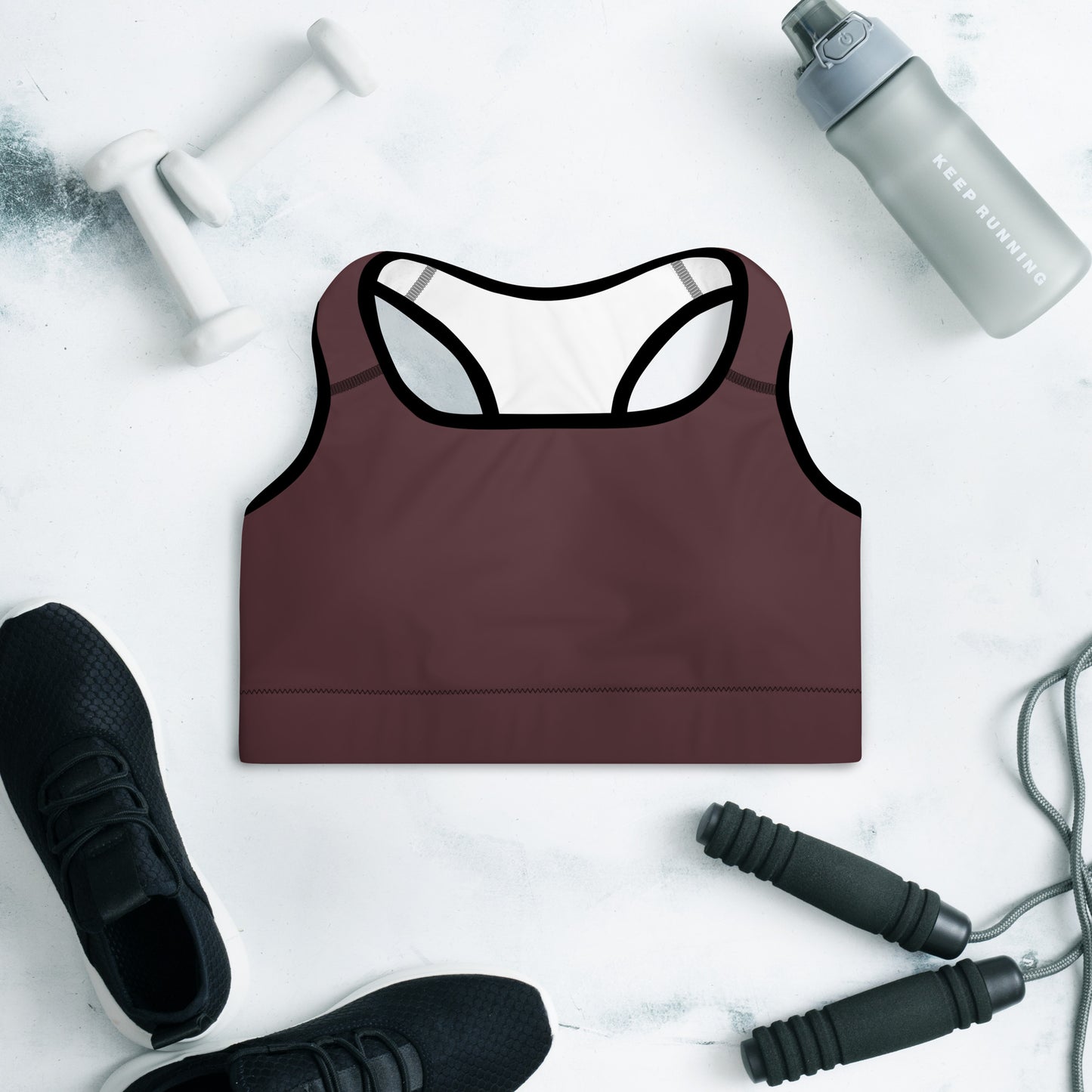 Padded Sports Bra - Cab Sav