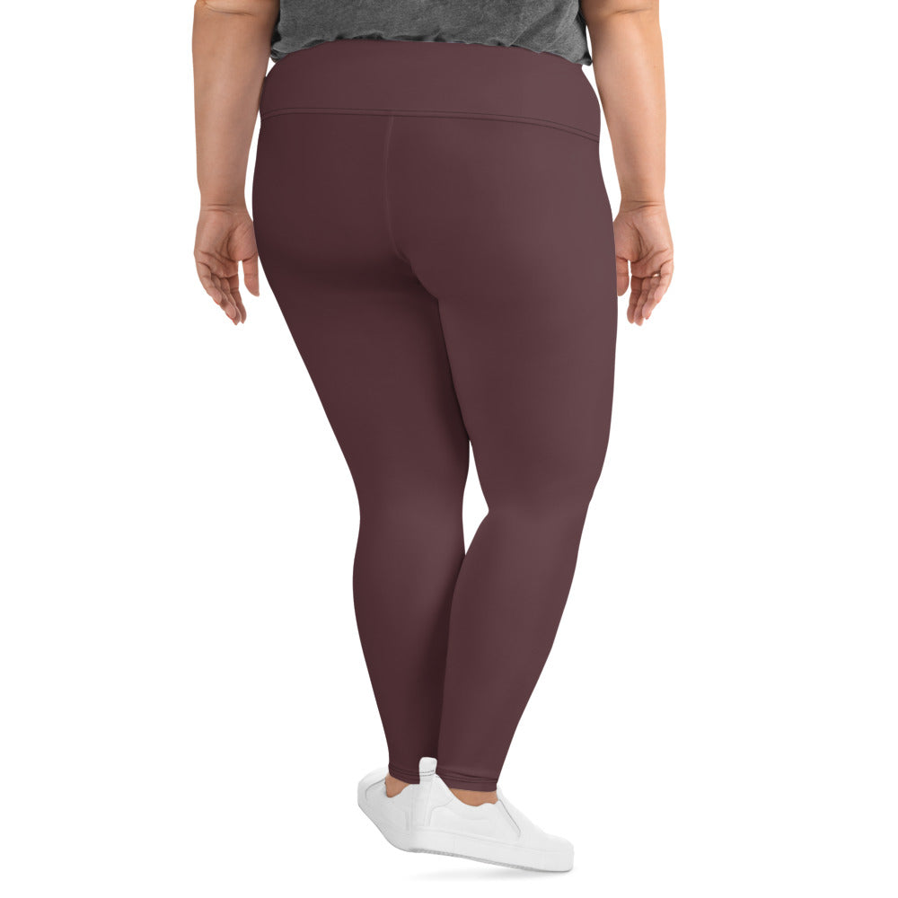 All-Over Print Plus Size Leggings - Cab Sav