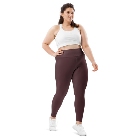 All-Over Print Plus Size Leggings - Cab Sav