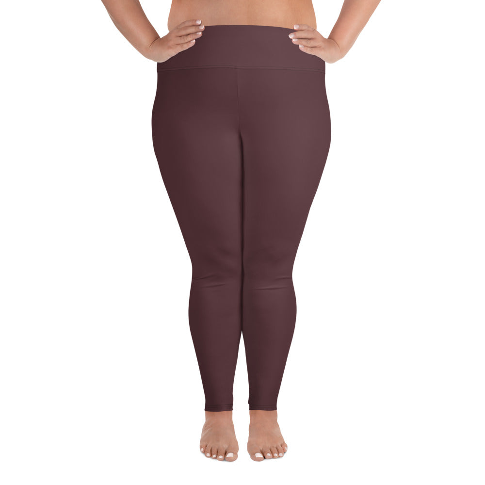 All-Over Print Plus Size Leggings - Cab Sav