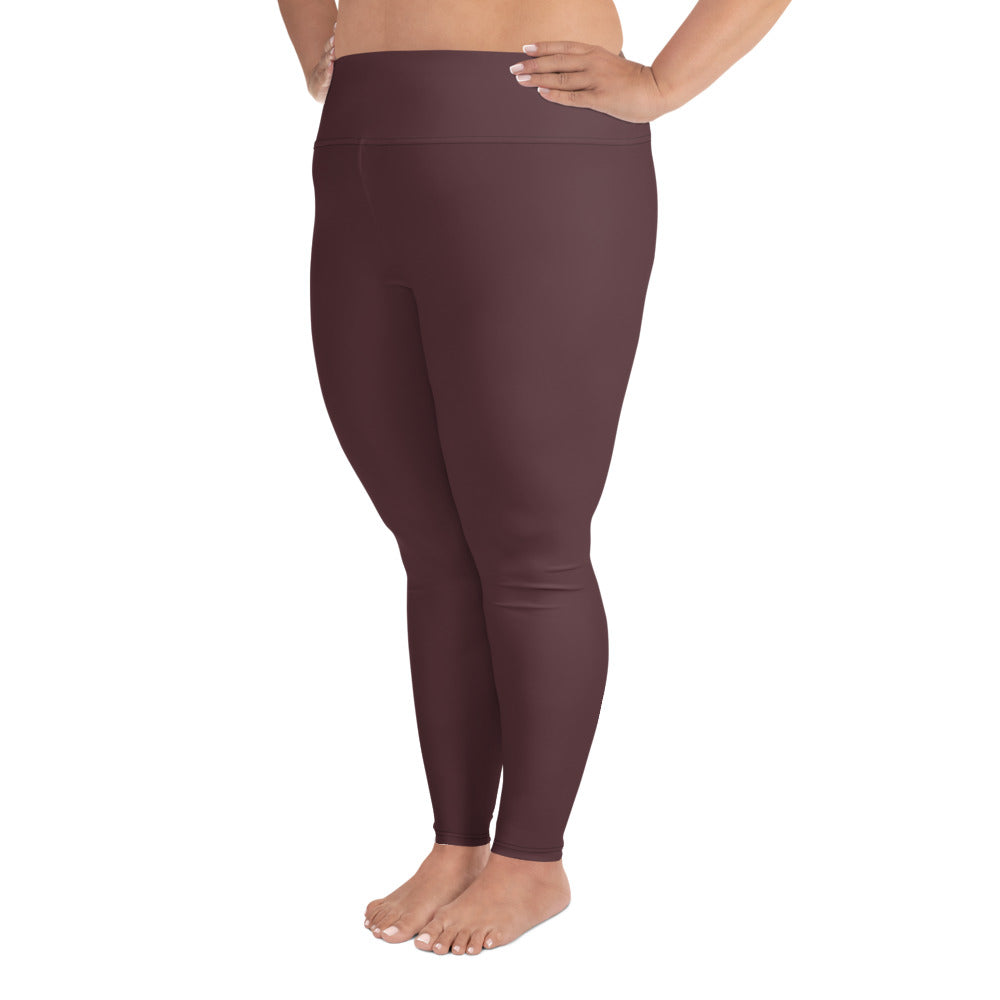 All-Over Print Plus Size Leggings - Cab Sav