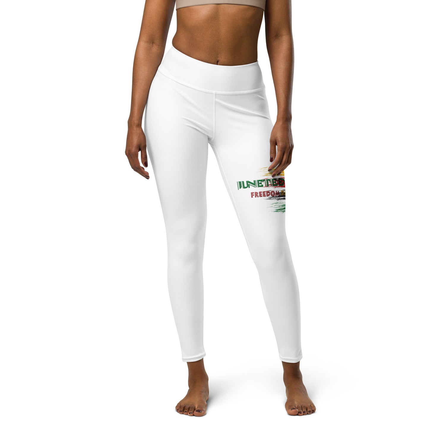 Yoga Leggings - Juneteenth Paint Splash