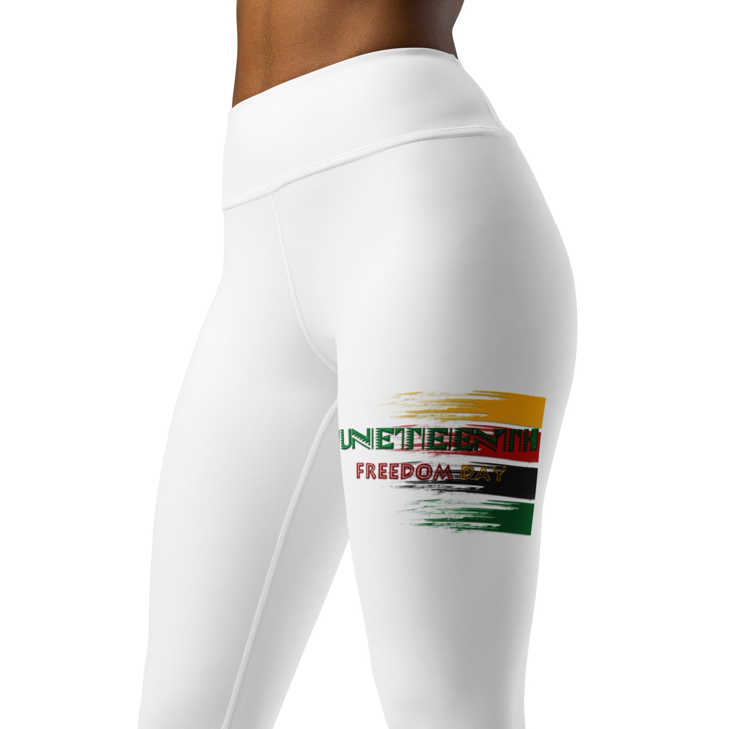 Yoga Leggings - Juneteenth Paint Splash