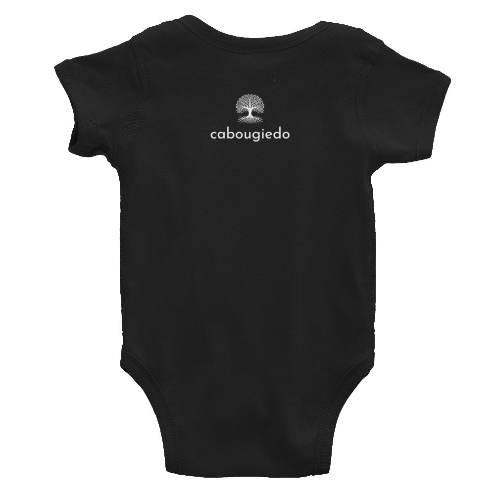 Infant Bodysuit - I Am Black History (Girl with Afro Puffs)