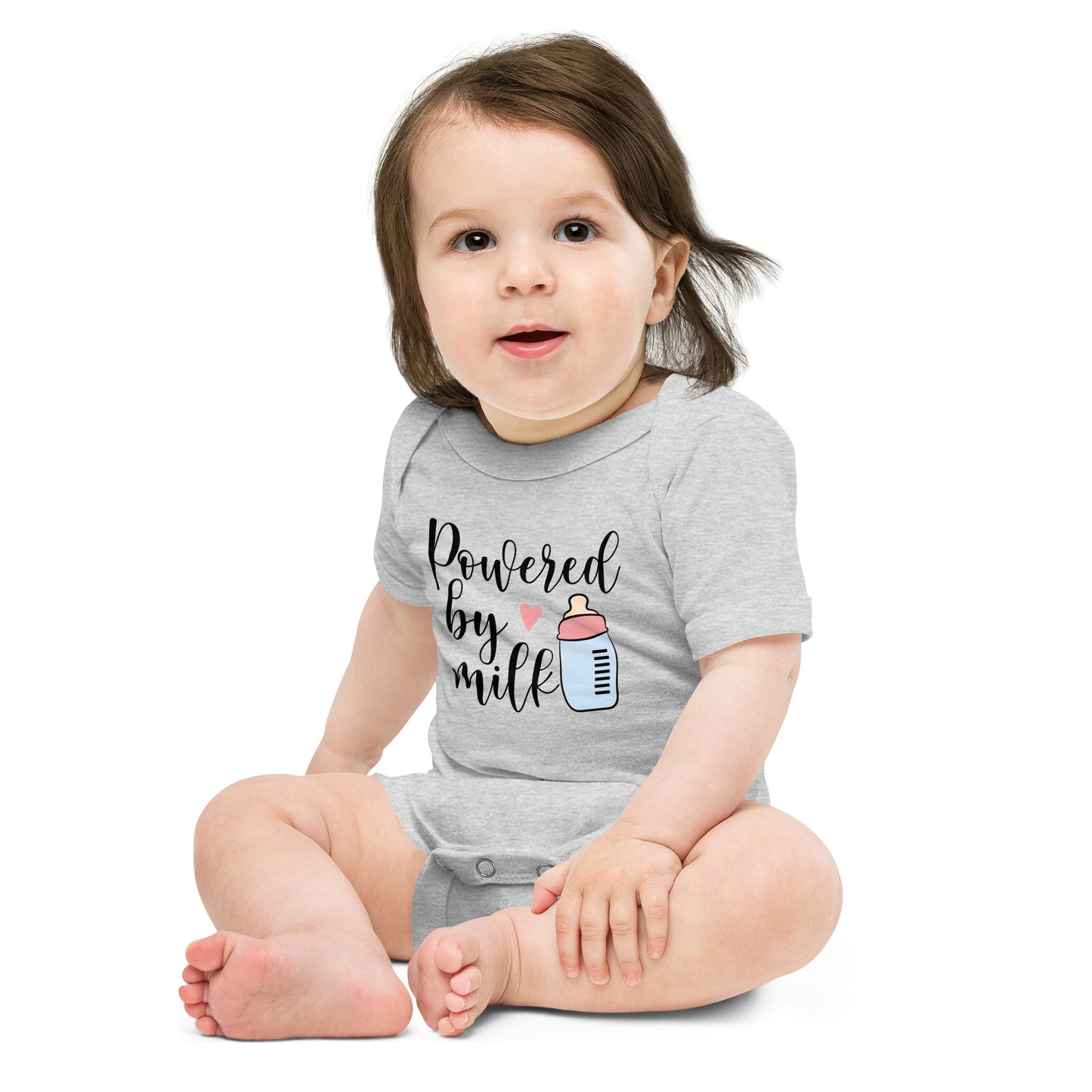 Baby short sleeve one piece - Powered by Milk