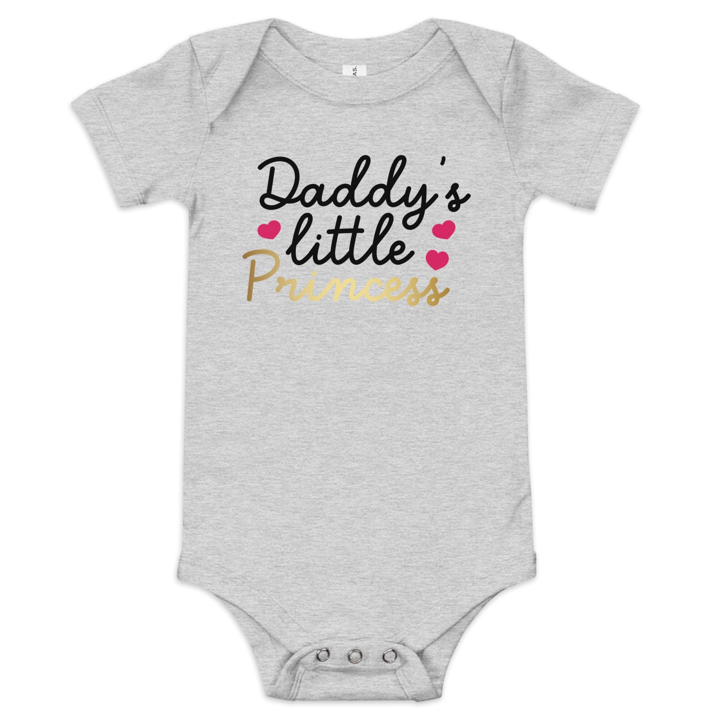 Baby short sleeve one piece - Daddy's Little Princess