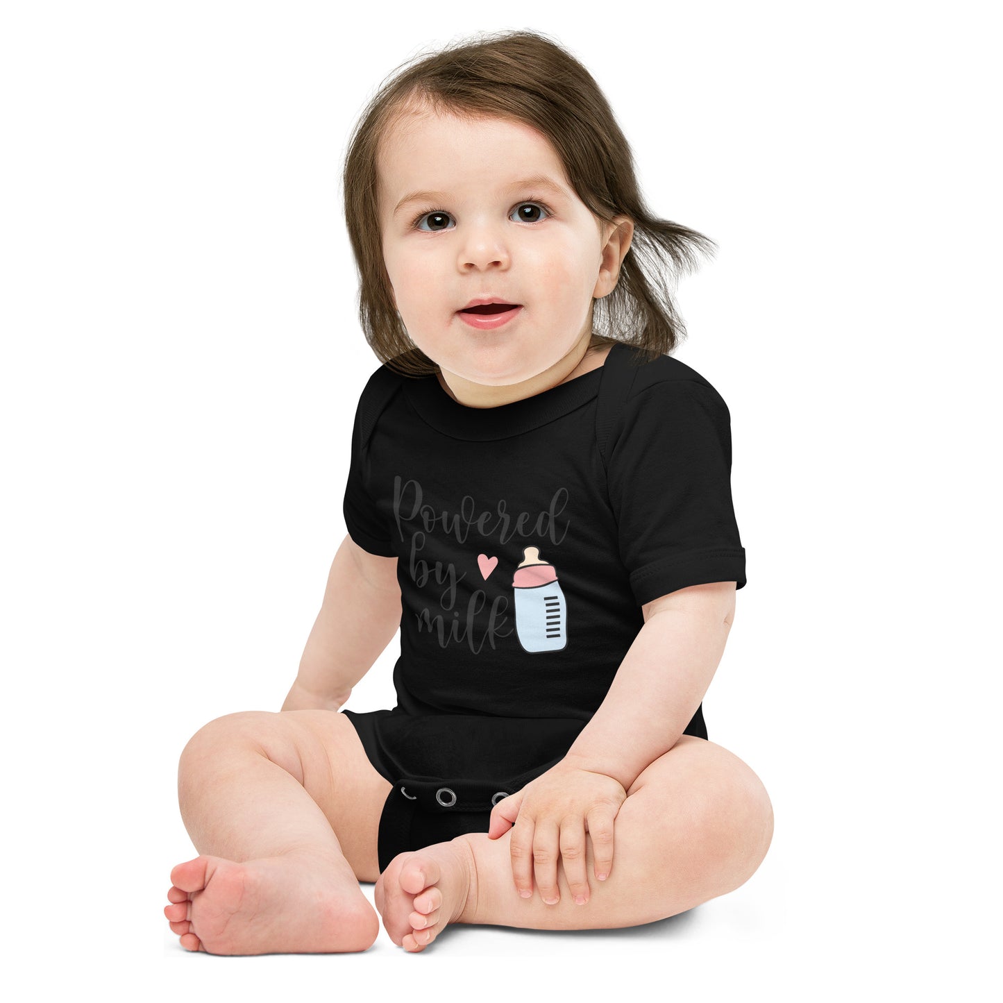 Baby short sleeve one piece - Powered by Milk