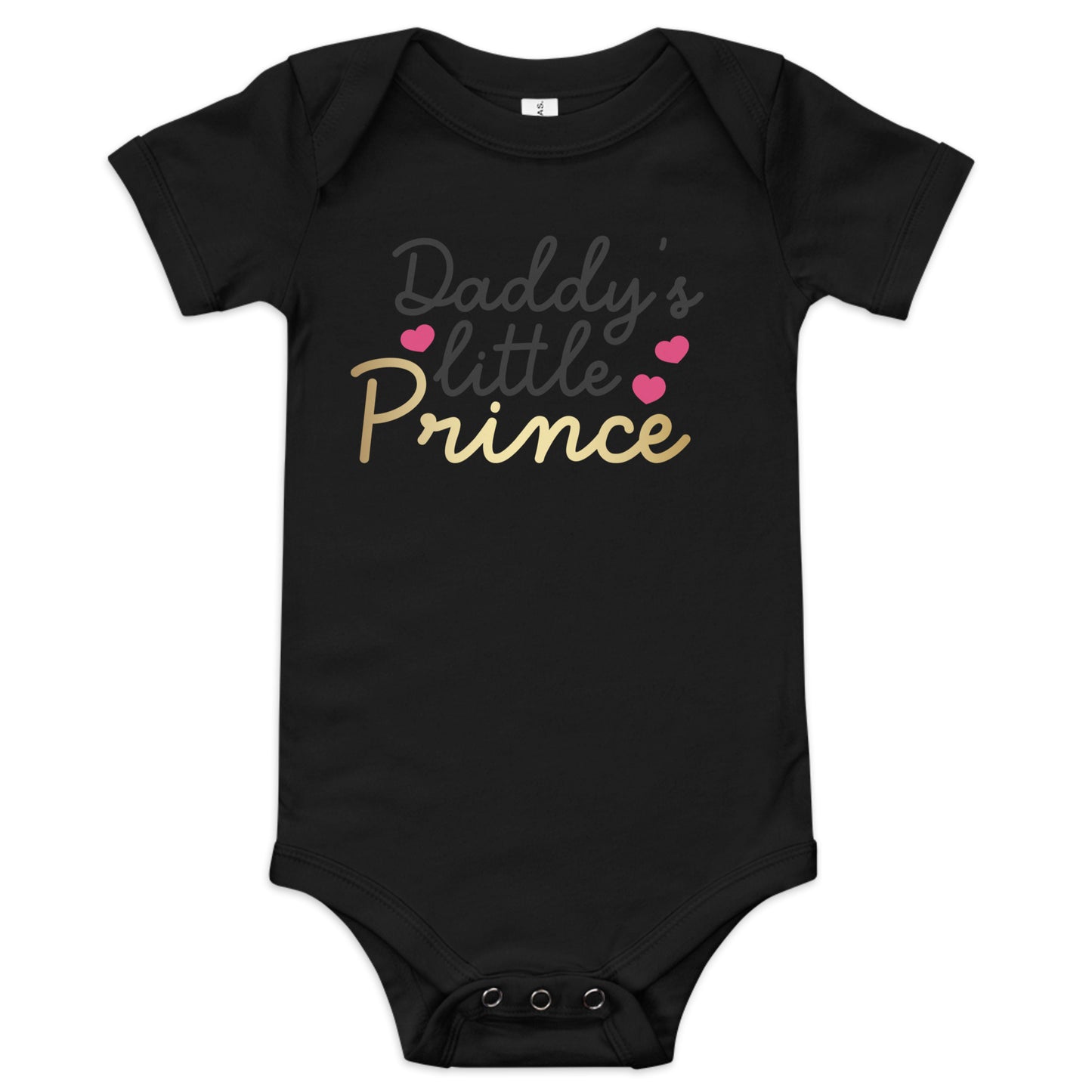 Baby short sleeve one piece - Daddy's Little Prince